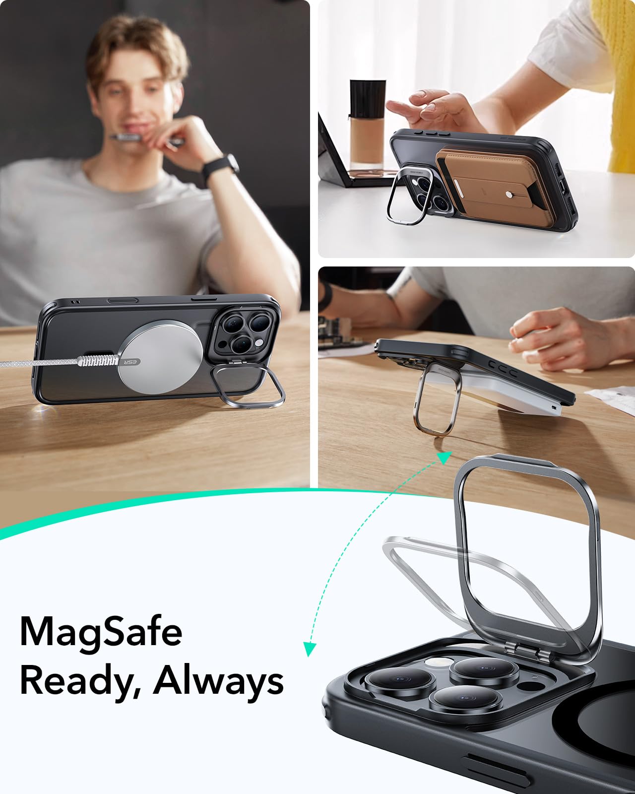 Foto 8 pulgar | Funda De Teléfono Esr Para Iphone 16 Pro Con Control De Cámara Magsafe - Venta Internacional.