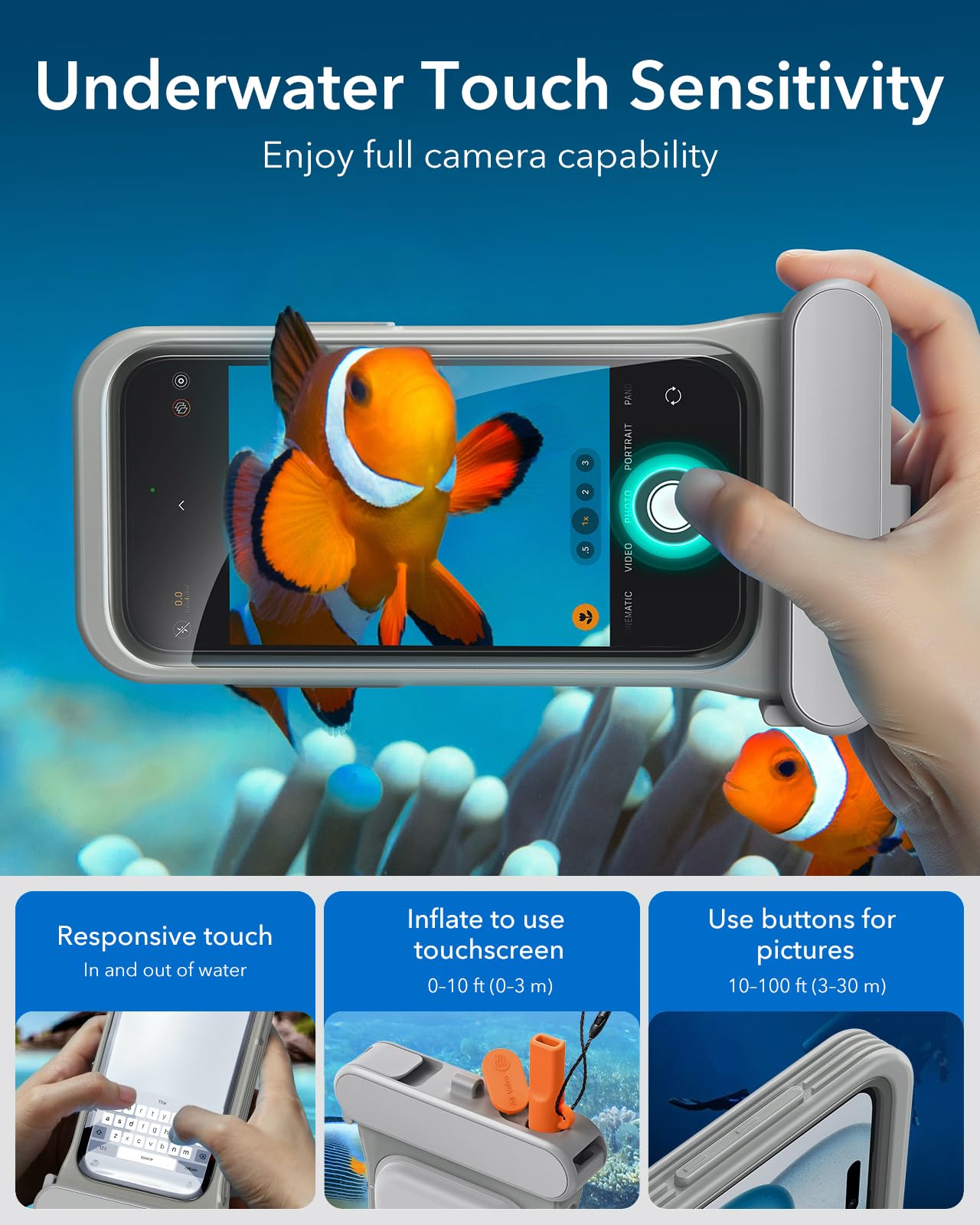 Foto 6 pulgar | Funda Impermeable Esr Para Iphone 15/14/13 Ipx8, Paquete De 2 - Venta Internacional.