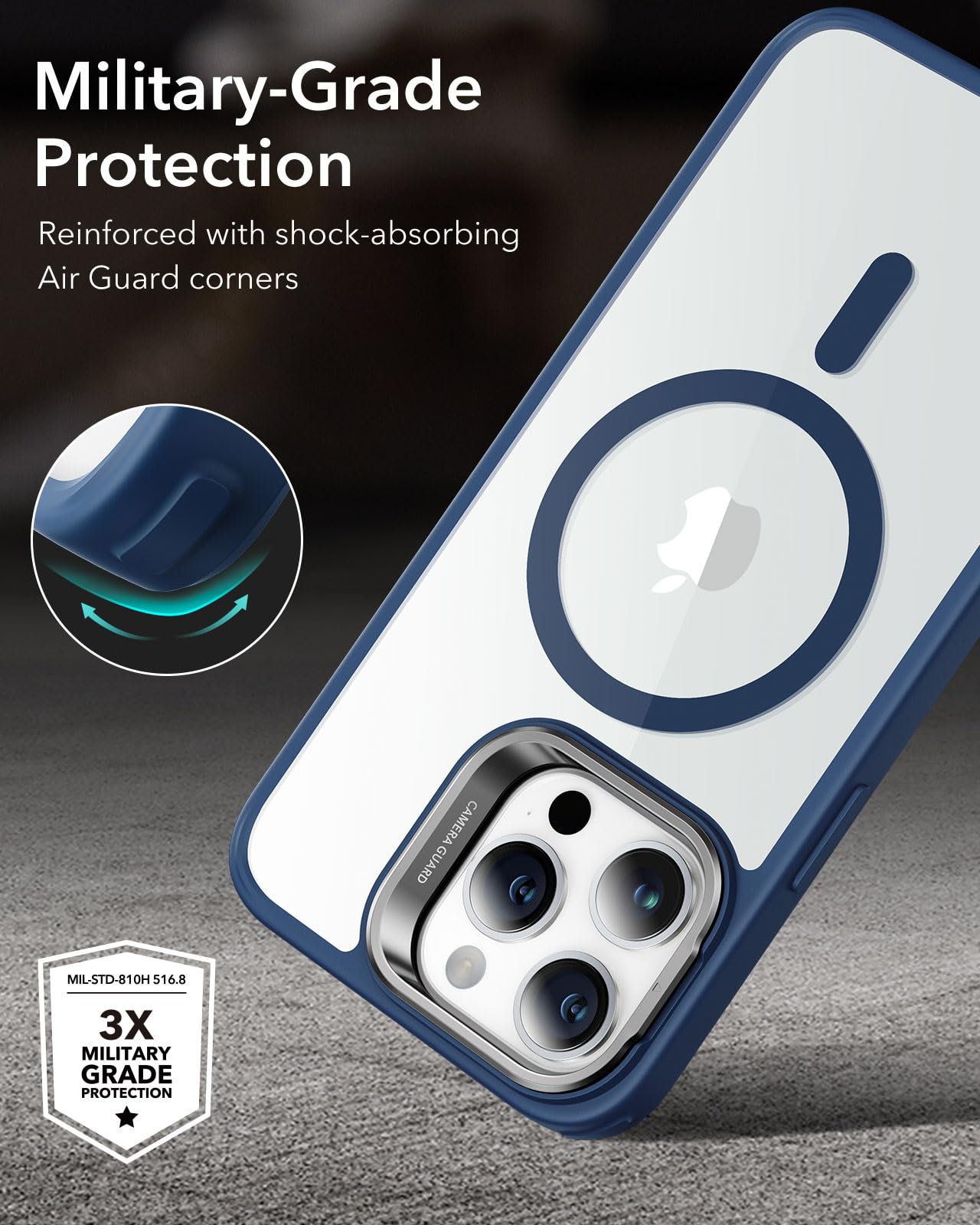 Foto 7 pulgar | Funda De Teléfono Esr Para Iphone 14 Pro Max Con Magsafe Clear Blue - Venta Internacional.