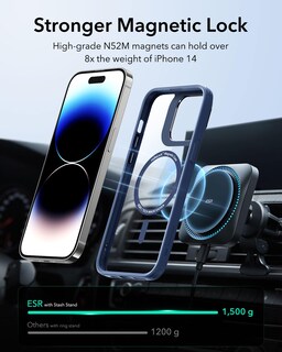 Foto 7 | Funda De Teléfono Esr Para Iphone 14 Pro Max Con Magsafe Clear Blue - Venta Internacional.