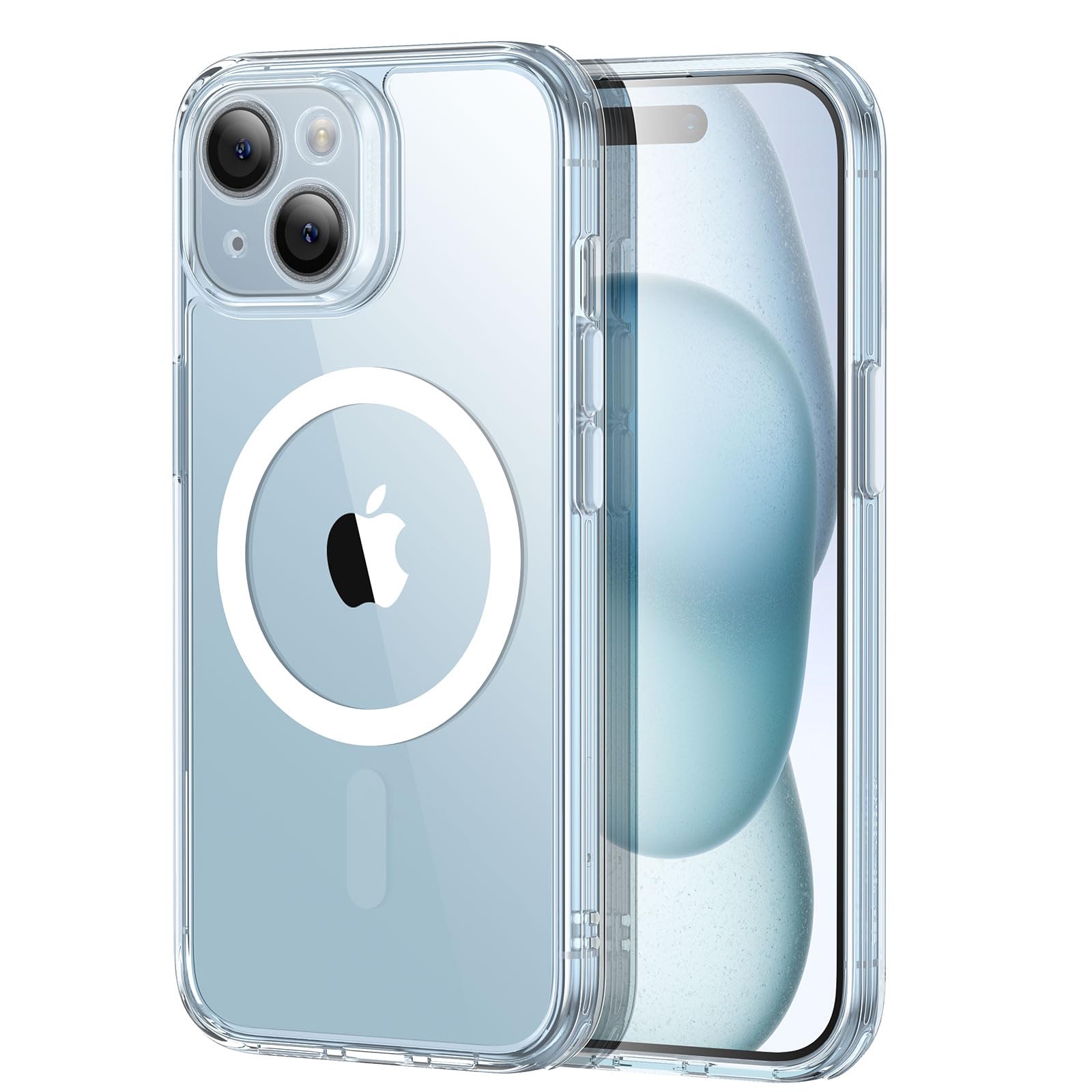 Foto 2 pulgar | Funda De Teléfono Esr Para Iphone 15 Plus, Translúcida, Mate, Azul Transparente - Venta Internacional.