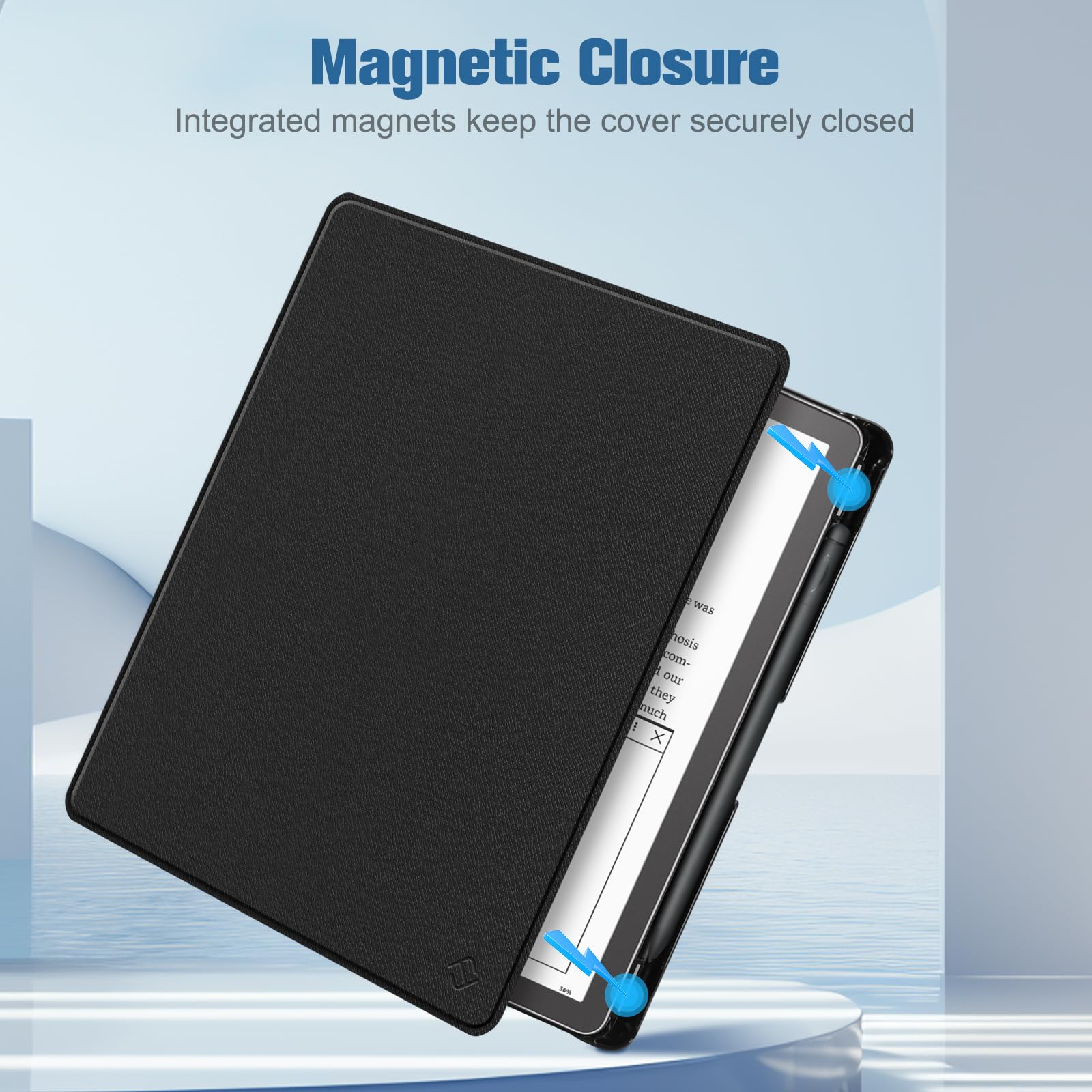 Foto 4 | Funda Fintie Slim Para Kindle Scribe 10.2 Con Soporte Para Bolígrafos, Color Negro - Venta Internacional.