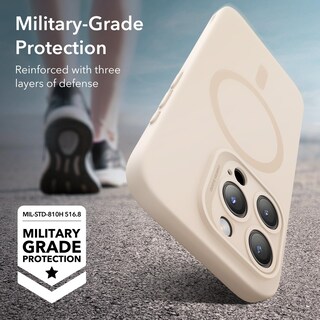 Foto 4 | Funda Esr Para Iphone 15 Pro Con Magsafe Que Absorbe Los Golpes, Color Canela Claro - Venta Internacional.