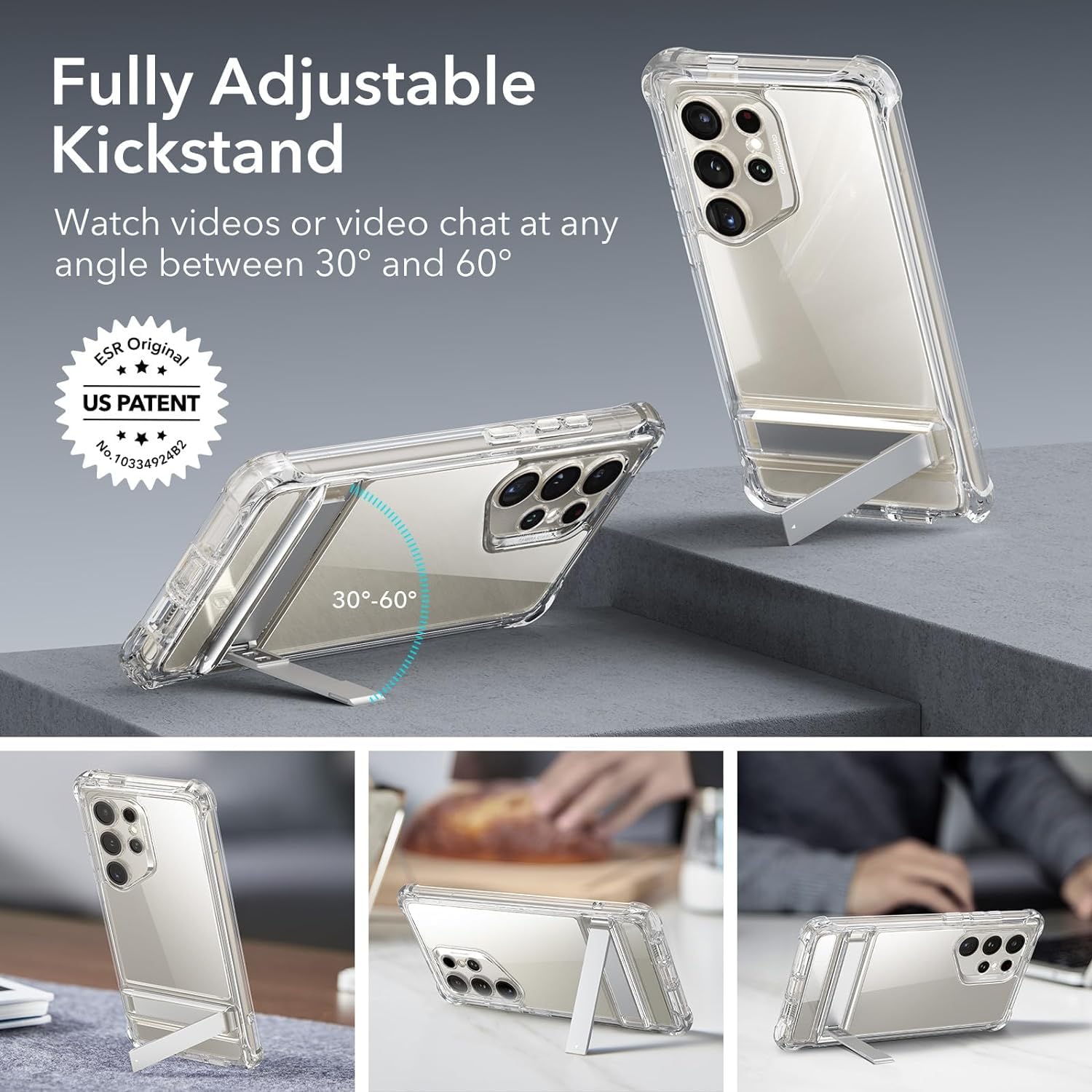 Foto 4 | Funda Esr Armor Series Para Samsung Galaxy S24 Ultra Clear - Venta Internacional.