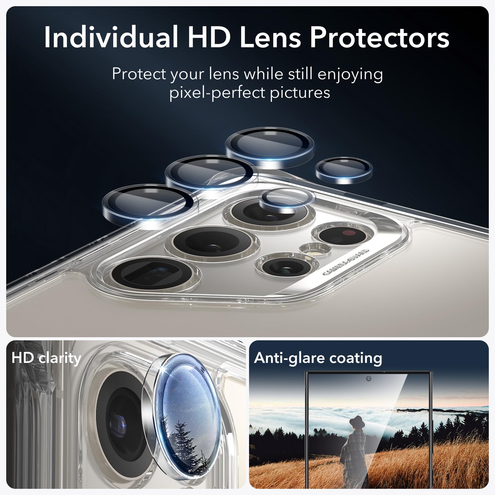 Foto 7 pulgar | Funda Esr Armor Series Para Samsung Galaxy S24 Ultra Clear - Venta Internacional.