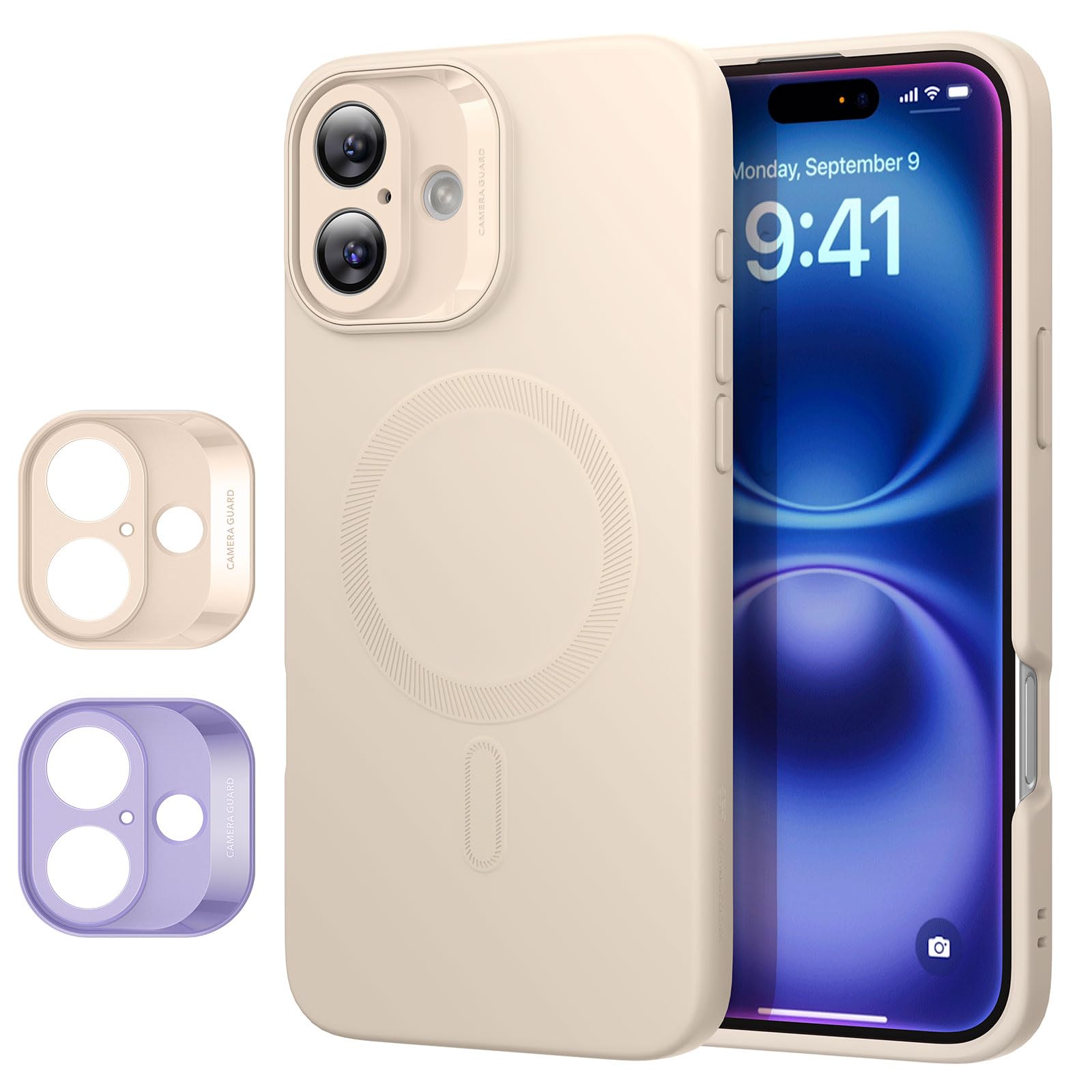 Funda De Teléfono Esr Para Iphone 16 Plus Con Magsafe, A Prueba De Golpes, Color Canela - Venta Internacional.