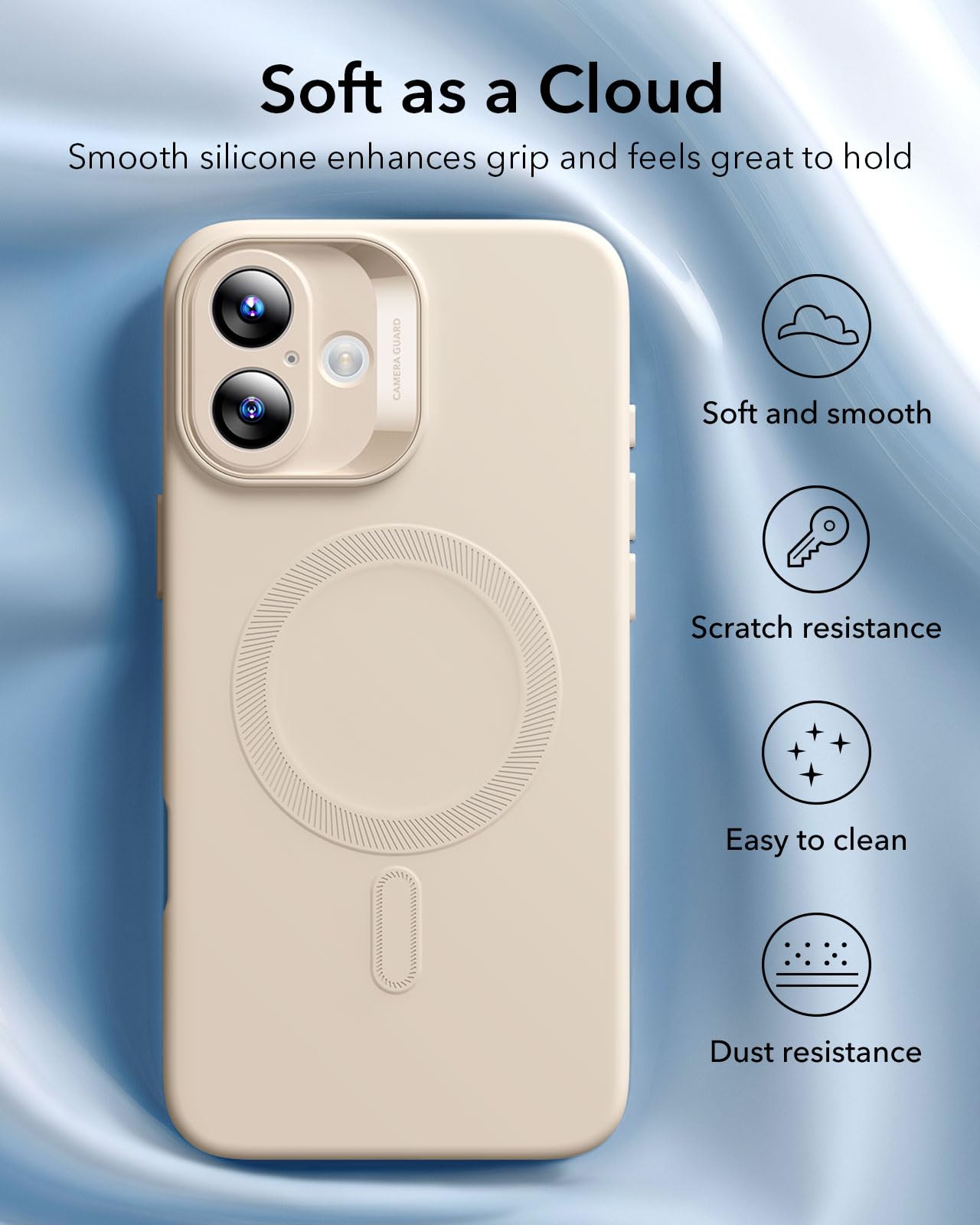 Foto 6 pulgar | Funda De Teléfono Esr Para Iphone 16 Plus Con Magsafe, A Prueba De Golpes, Color Canela - Venta Internacional.