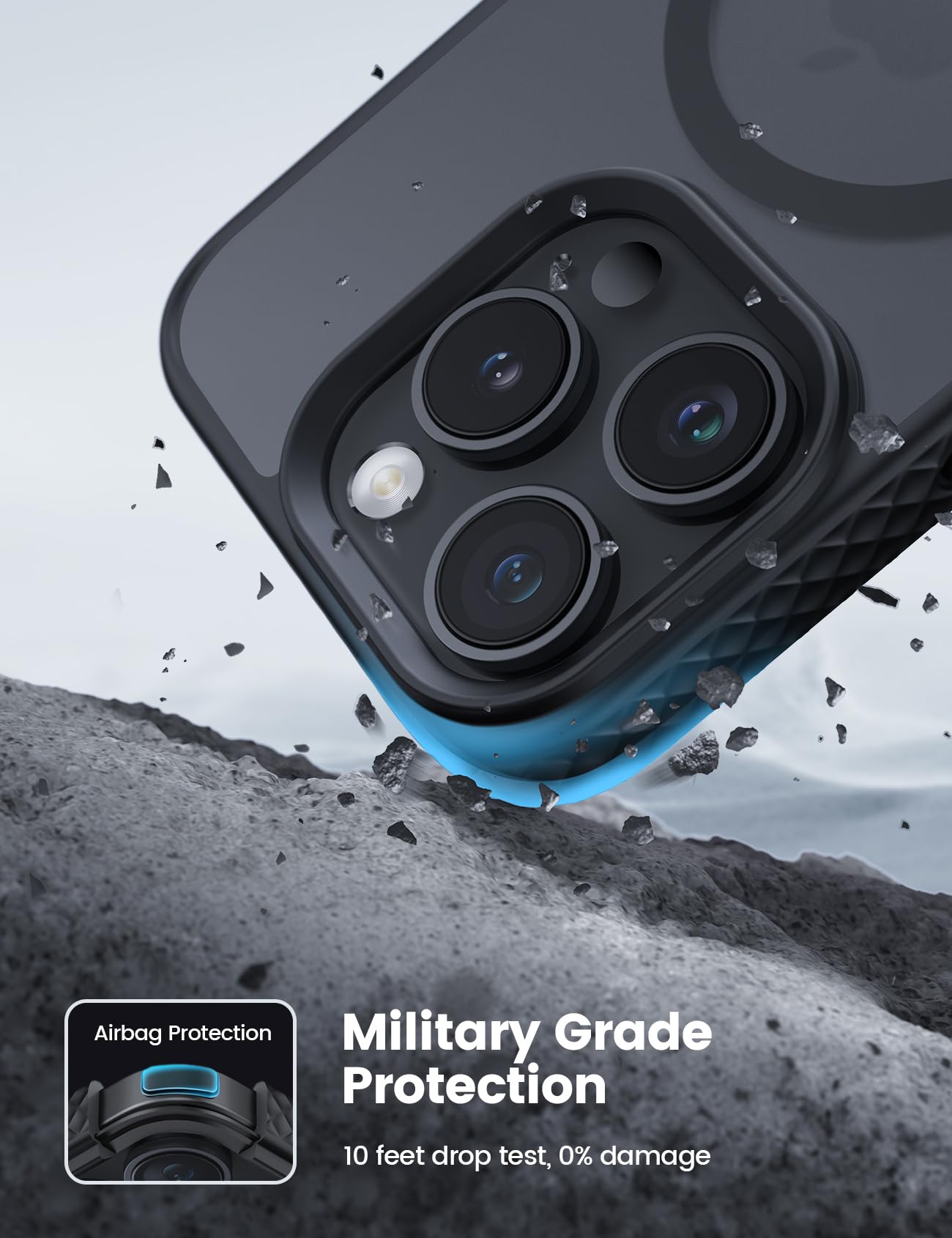 Foto 6 | Funda Magnética Lamicall Para Iphone 15 Pro Con Magsafe [diamond] - Venta Internacional.