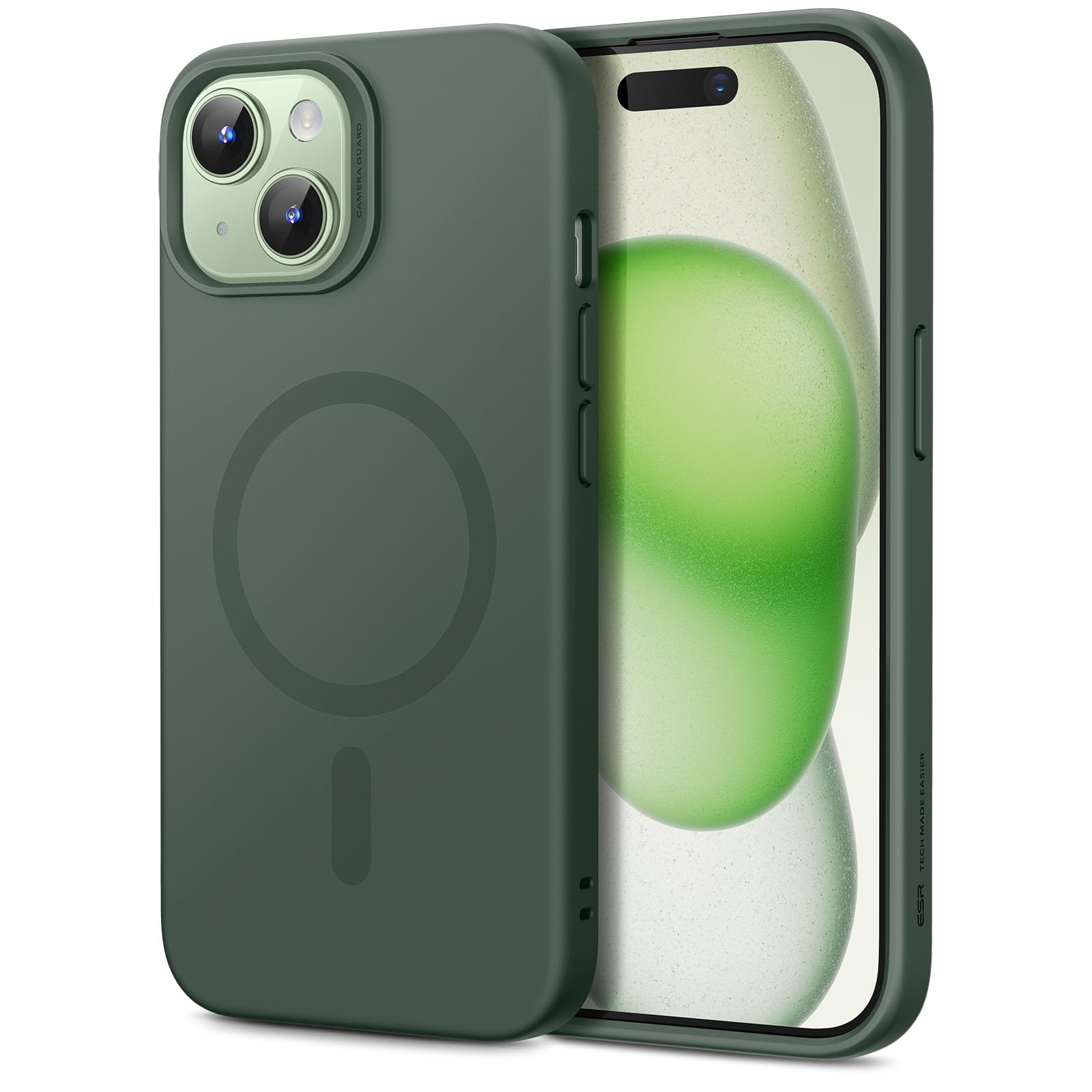 Foto 2 pulgar | Funda Esr Para Iphone 15 Con Carga Magnética Magsafe, Color Verde - Venta Internacional.