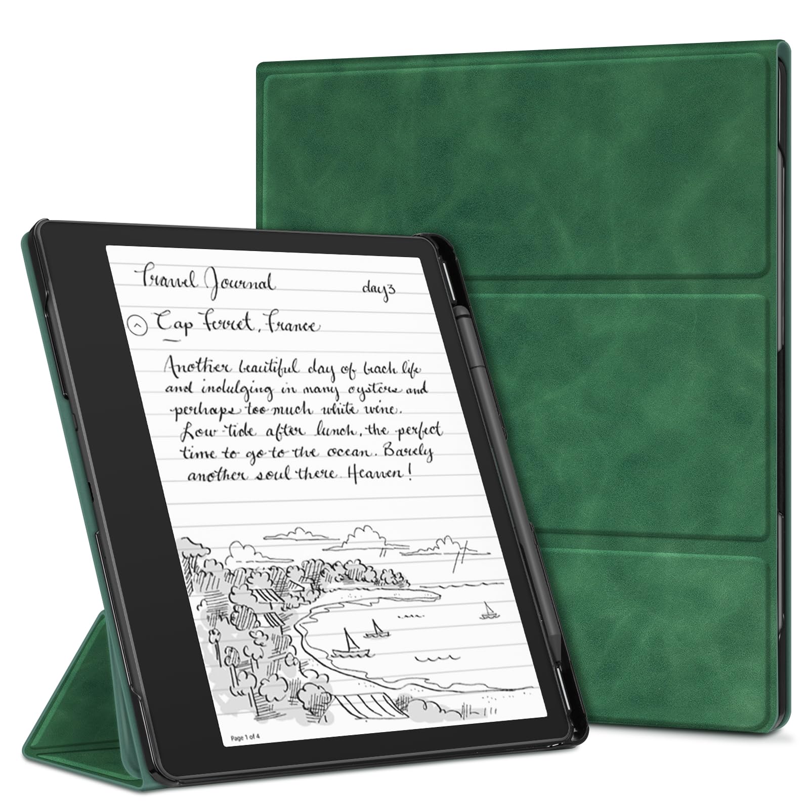 Foto 1 | Funda Fintie Con Soporte Para Kindle Scribe De 10,2 Pulgadas Con Soporte Para Bolígrafos, Color Gris - Venta Interna