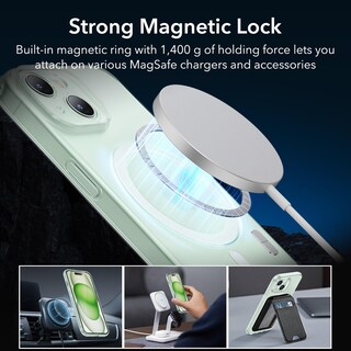 Foto 5 | Funda Esr Para Iphone 15 Con Magsafe, Color Verde De Grado Militar - Venta Internacional.