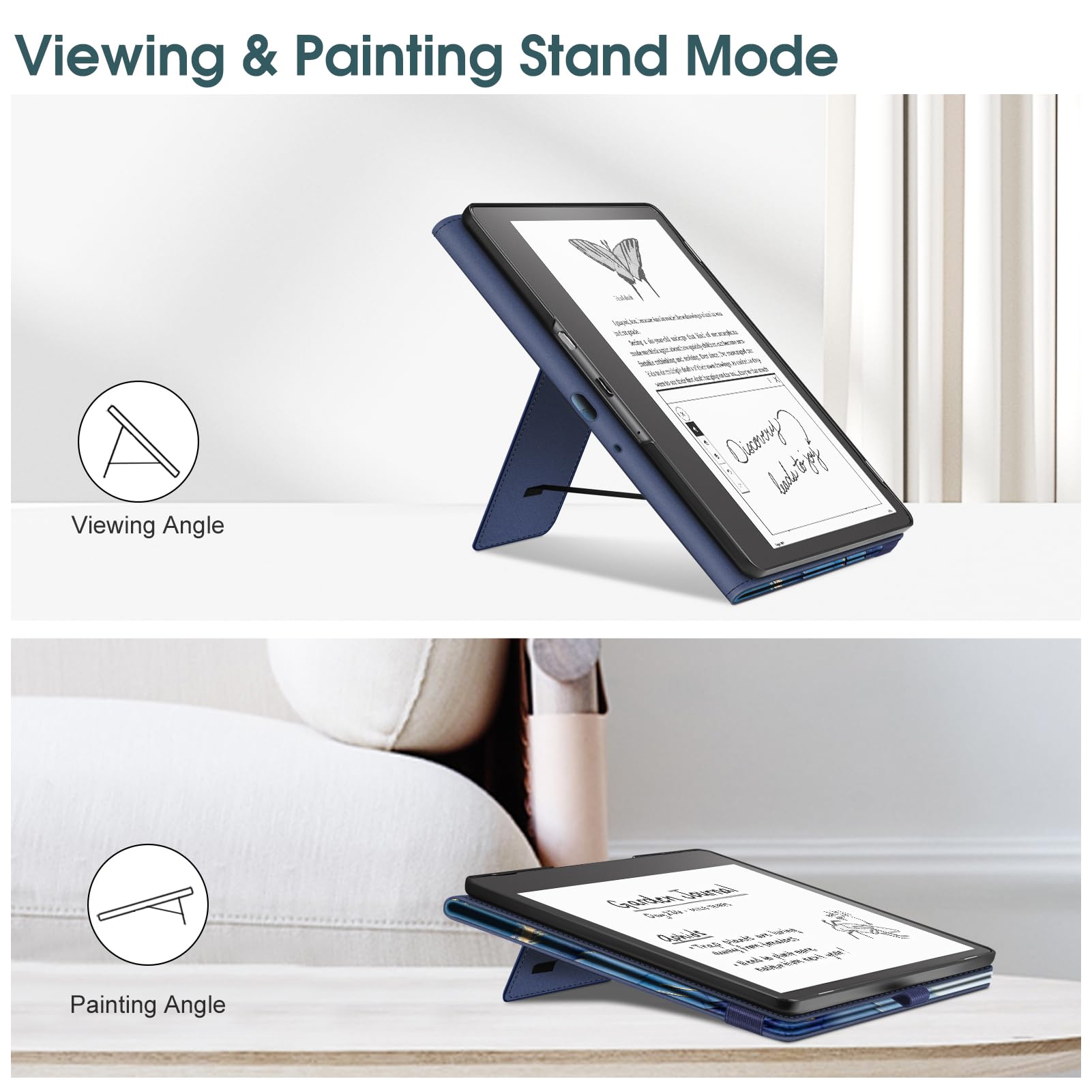 Foto 2 | Funda Con Soporte Fintie Para Kindle Scribe De 10,2 Pulgadas Con Ranura Para Tarjetas Ocea - Venta Internacional.