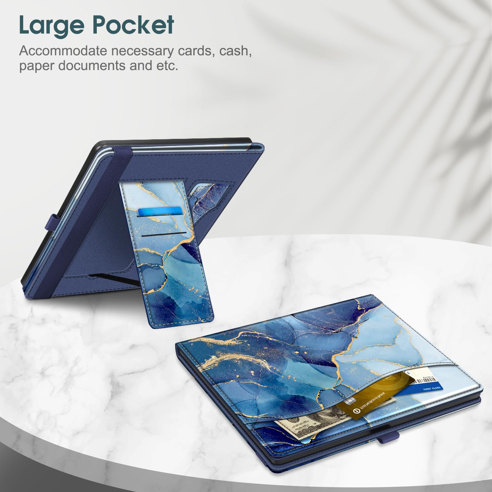 Foto 5 pulgar | Funda Con Soporte Fintie Para Kindle Scribe De 10,2 Pulgadas Con Ranura Para Tarjetas Ocea - Venta Internacional.