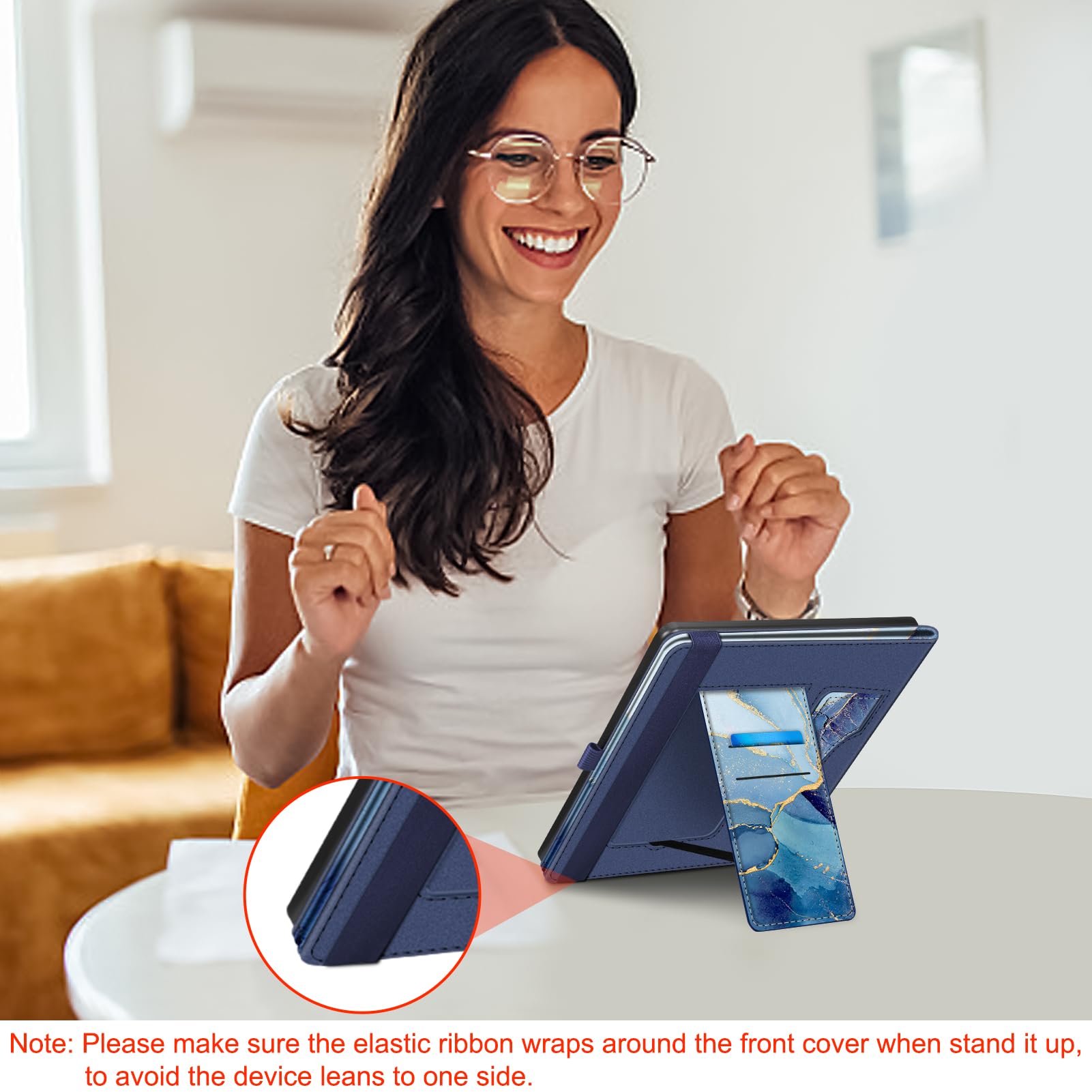 Foto 7 pulgar | Funda Con Soporte Fintie Para Kindle Scribe De 10,2 Pulgadas Con Ranura Para Tarjetas Ocea - Venta Internacional.
