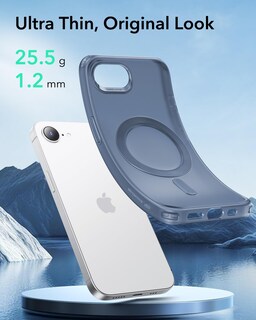 Foto 2 | Funda Esr Para Iphone 16e Halolock Zero, Transparente, Azul Esmerilado - Venta Internacional.