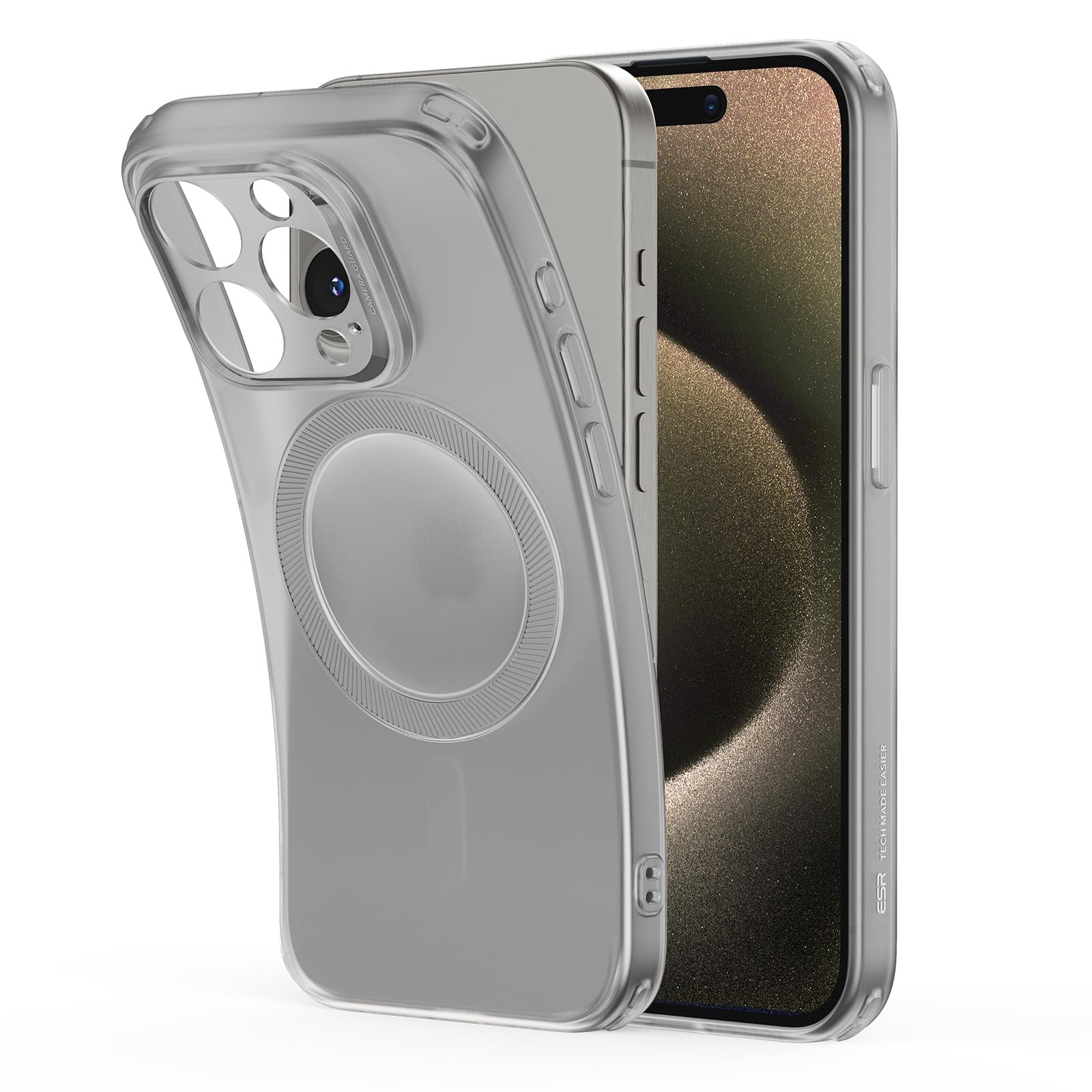 Foto 2 pulgar | Funda De Teléfono Esr Para Iphone 15 Pro Con Magsafe, De Grado Militar - Venta Internacional.