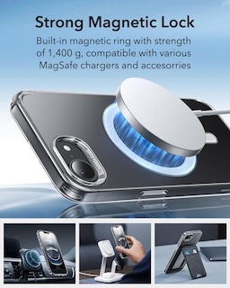 Foto 5 | Funda De Teléfono Esr Para Iphone 16e Transparente Con Compatibilidad Con Magsafe - Venta Internacional.