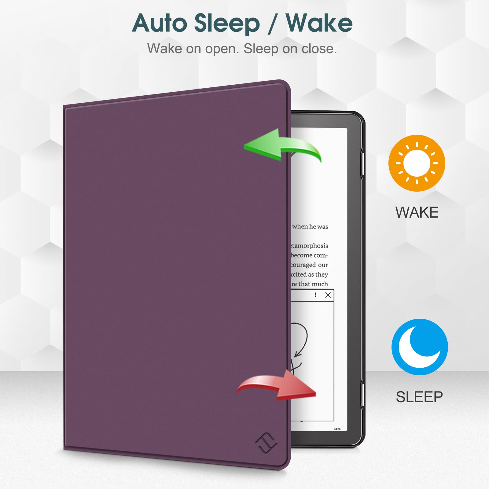 Foto 3 pulgar | Funda Fintie Slimshell Para Kindle Scribe 10.2 (2024/2022) - Venta Internacional.