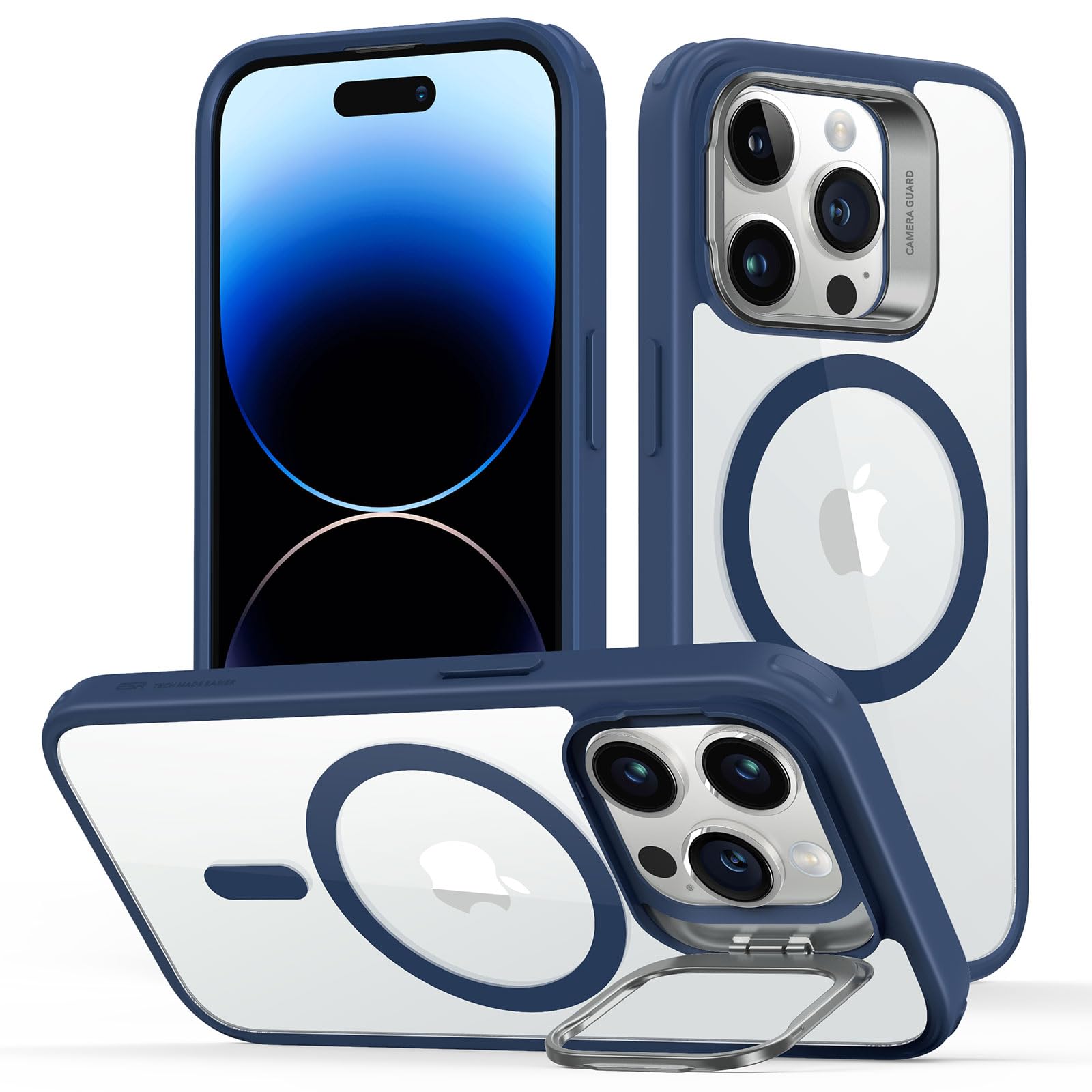 Foto 2 pulgar | Funda De Teléfono Esr Para Iphone 14 Pro Con Magsafe Clear Blue - Venta Internacional.