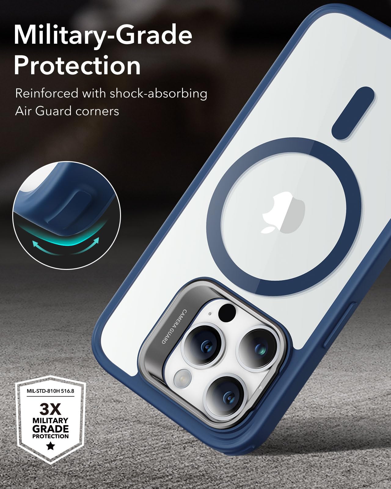 Foto 7 pulgar | Funda De Teléfono Esr Para Iphone 14 Pro Con Magsafe Clear Blue - Venta Internacional.