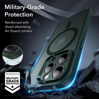 Foto 4 | Funda De Teléfono Esr Para Iphone 15 Pro, Color Verde Mate Translúcido - Venta Internacional.