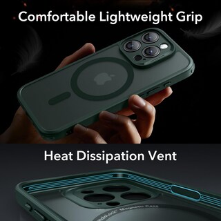 Foto 6 | Funda De Teléfono Esr Para Iphone 15 Pro, Color Verde Mate Translúcido - Venta Internacional.