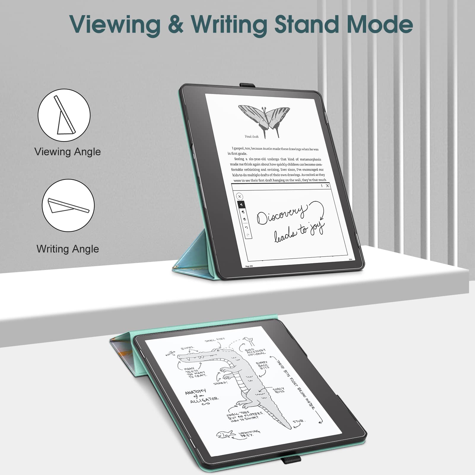 Foto 3 pulgar | Funda Fintie Trifold Para Kindle Scribe 10.2 2024/2022 Emerald - Venta Internacional.