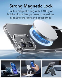 Foto 5 | Funda De Teléfono Esr Para Iphone 16 Transparente, Compatible Con Magsafe - Venta Internacional.