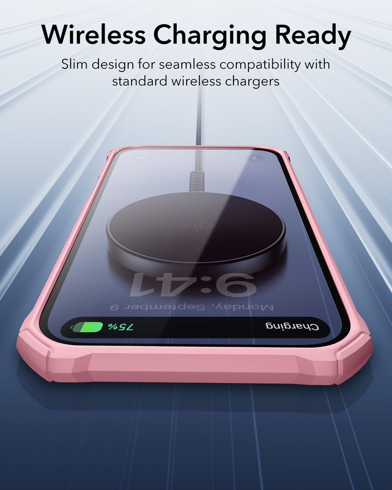 Foto 7 pulgar | Funda De Teléfono Esr Air Armor Series Para Iphone 16, Rosa Esmerilado - Venta Internacional.