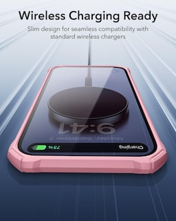 Foto 6 | Funda De Teléfono Esr Air Armor Series Para Iphone 16, Rosa Esmerilado - Venta Internacional.