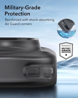 Foto 6 | Funda Esr Halolock Zero Clear Para Iphone 16e, Color Negro Esmerilado - Venta Internacional.