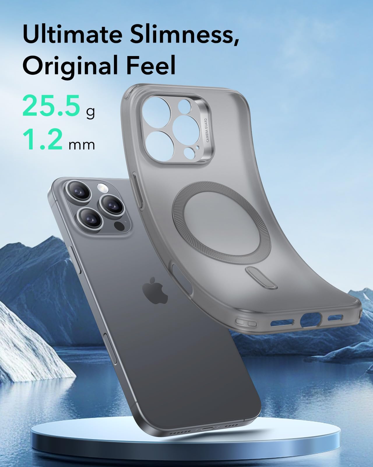 Foto 4 pulgar | Funda De Teléfono Esr Para Iphone 16 Pro Max Con Magsafe Frosted Grey - Venta Internacional.