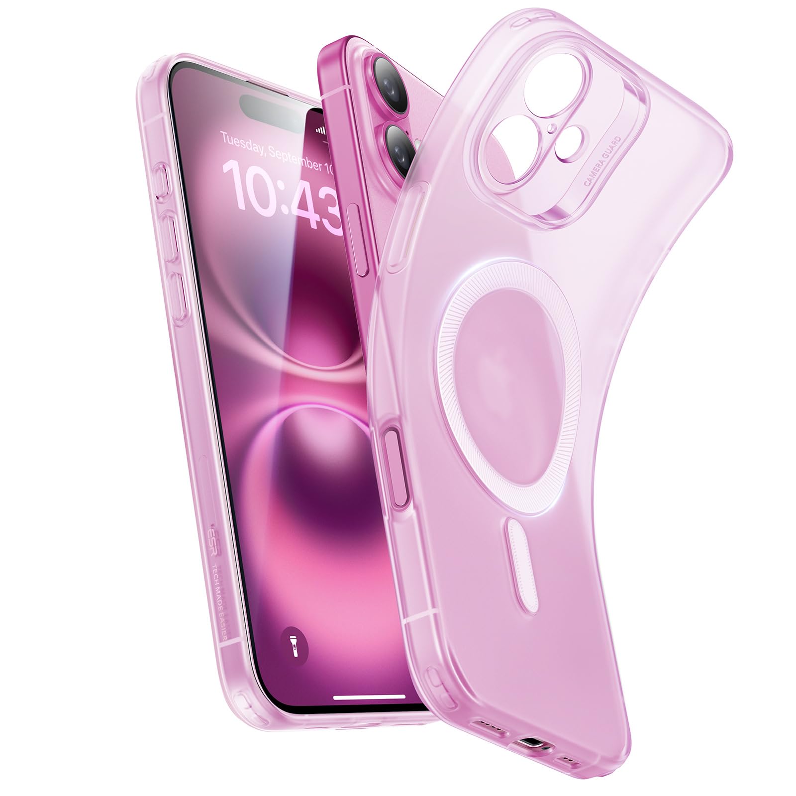 Foto 2 pulgar | Funda Esr Para Iphone 16 Compatible Con Magsafe, Rosa Esmerilado - Venta Internacional.