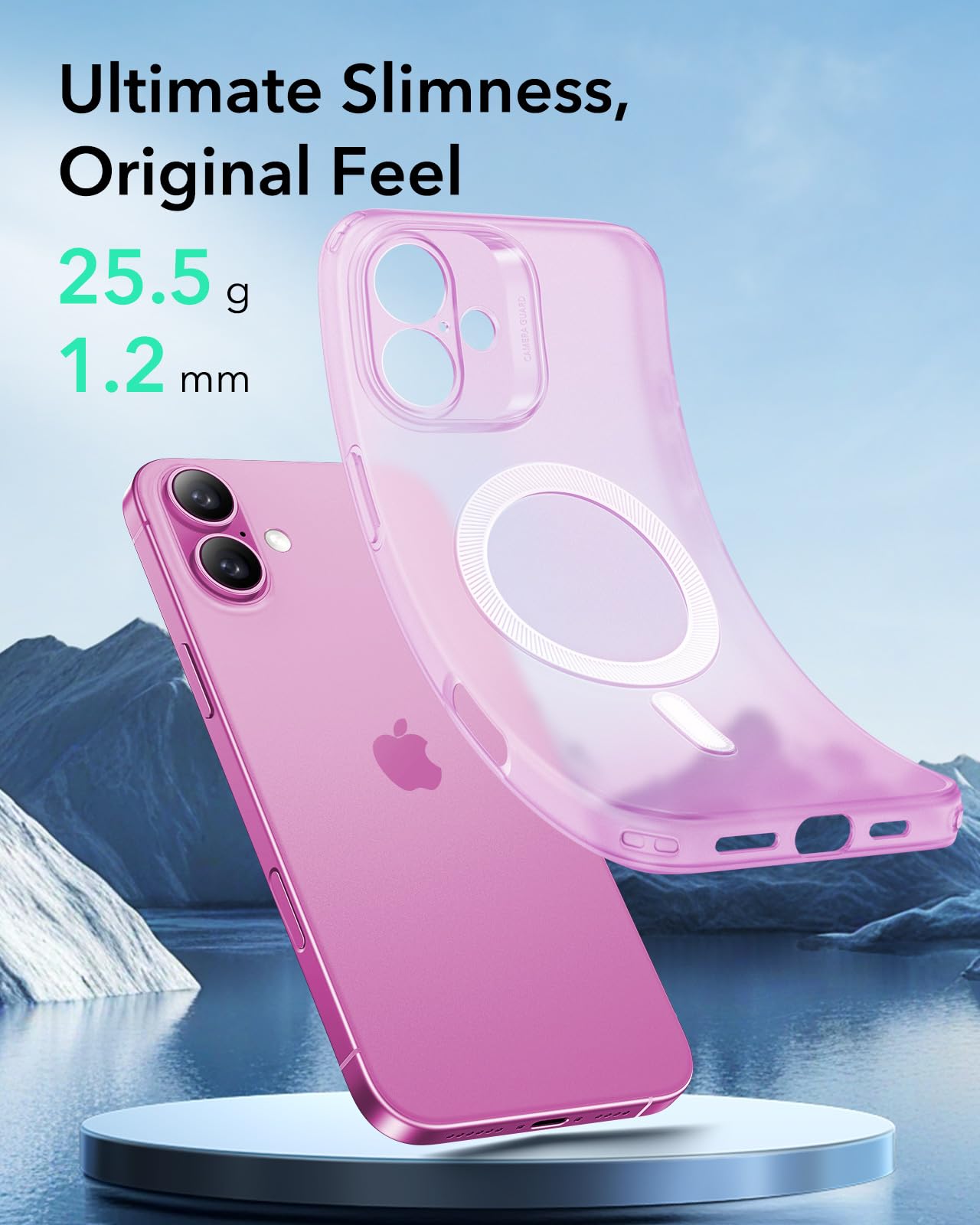 Foto 3 pulgar | Funda Esr Para Iphone 16 Compatible Con Magsafe, Rosa Esmerilado - Venta Internacional.