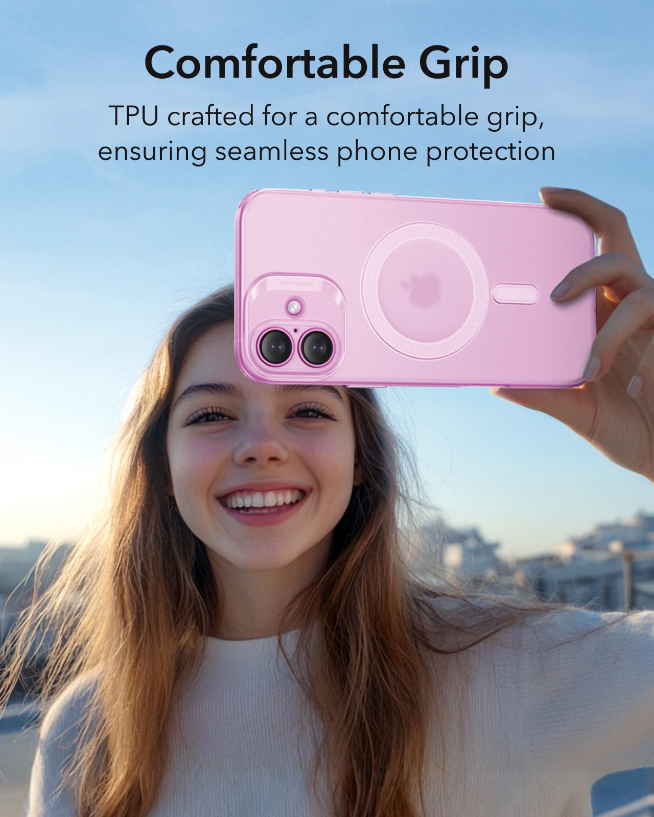 Foto 4 pulgar | Funda Esr Para Iphone 16 Compatible Con Magsafe, Rosa Esmerilado - Venta Internacional.
