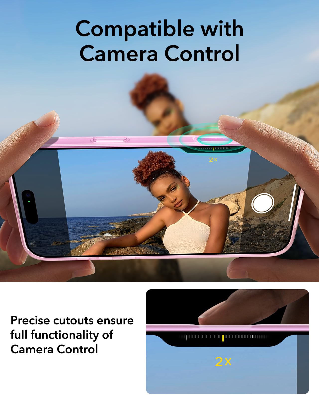 Foto 8 pulgar | Funda Esr Para Iphone 16 Compatible Con Magsafe, Rosa Esmerilado - Venta Internacional.