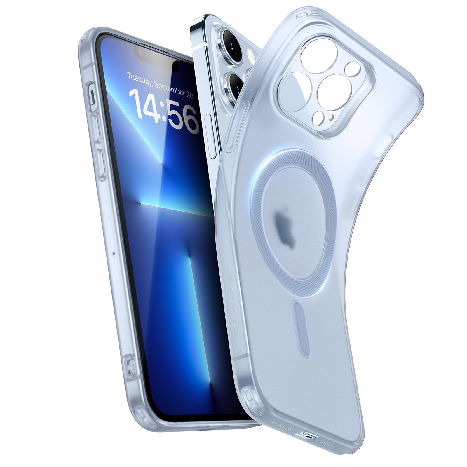 Foto 1 | Funda De Teléfono Esr Zero Series Para Iphone 13 Pro Max Frosted Blue - Venta Internacional.