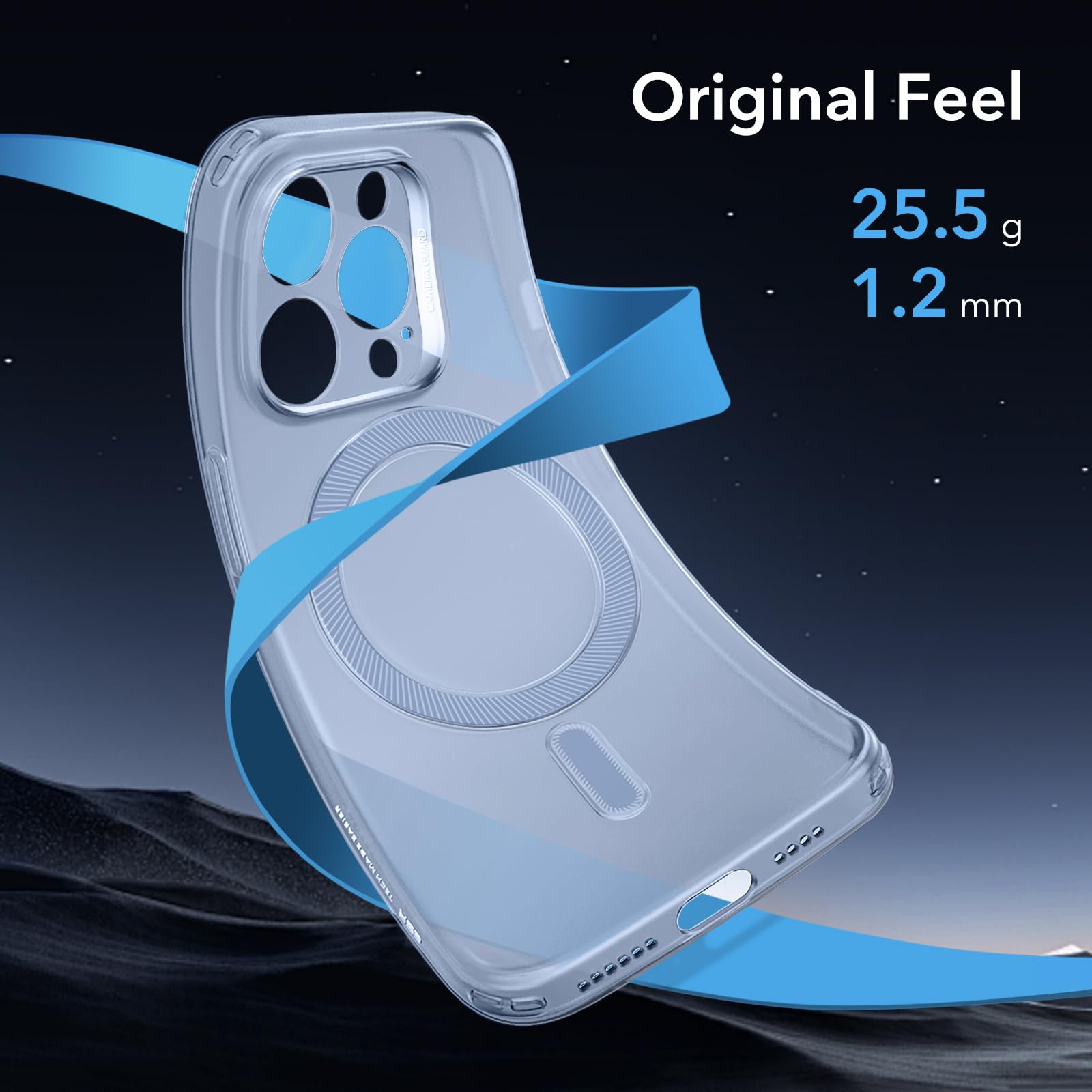 Foto 3 | Funda De Teléfono Esr Zero Series Para Iphone 13 Pro Max Frosted Blue - Venta Internacional.