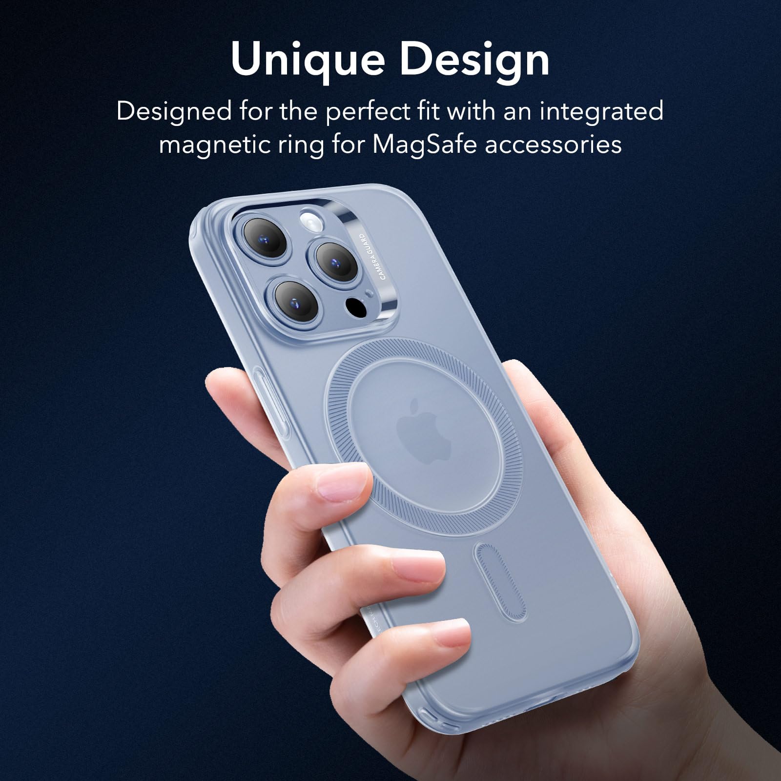 Foto 4 | Funda De Teléfono Esr Zero Series Para Iphone 13 Pro Max Frosted Blue - Venta Internacional.