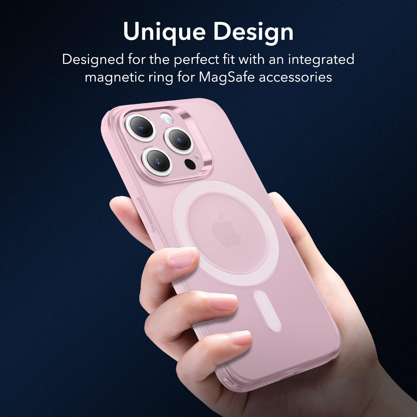 Foto 5 pulgar | Funda De Teléfono Esr Para Iphone 15 Pro Max Con Magsafe Frosted Pink - Venta Internacional.