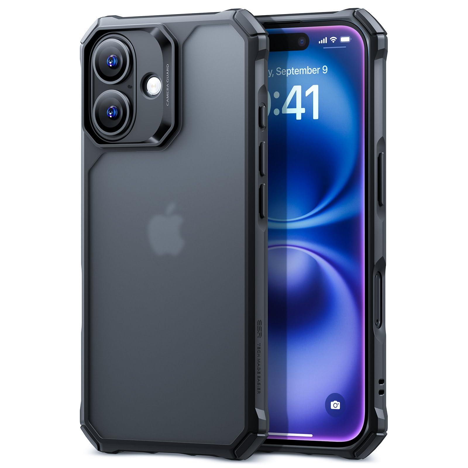 Foto 2 pulgar | Funda De Teléfono Esr Air Armor Series Para Iphone 16 - Negro Esmerilado - Venta Internacional.
