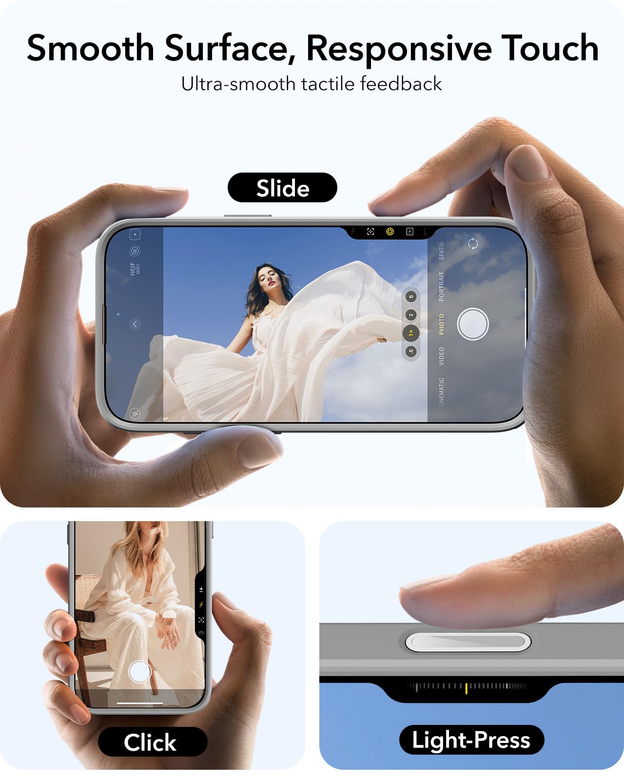 Foto 6 pulgar | Funda De Teléfono Esr Para Iphone 16 Pro Con Control De Cámara Magsafe Clear - Venta Internacional.