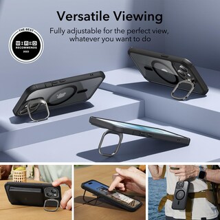 Foto 7 | Funda Esr Para Iphone 15 Con Soporte Magsafe De Cuerpo Completo, Color Negro Transparente - Venta Internacional.