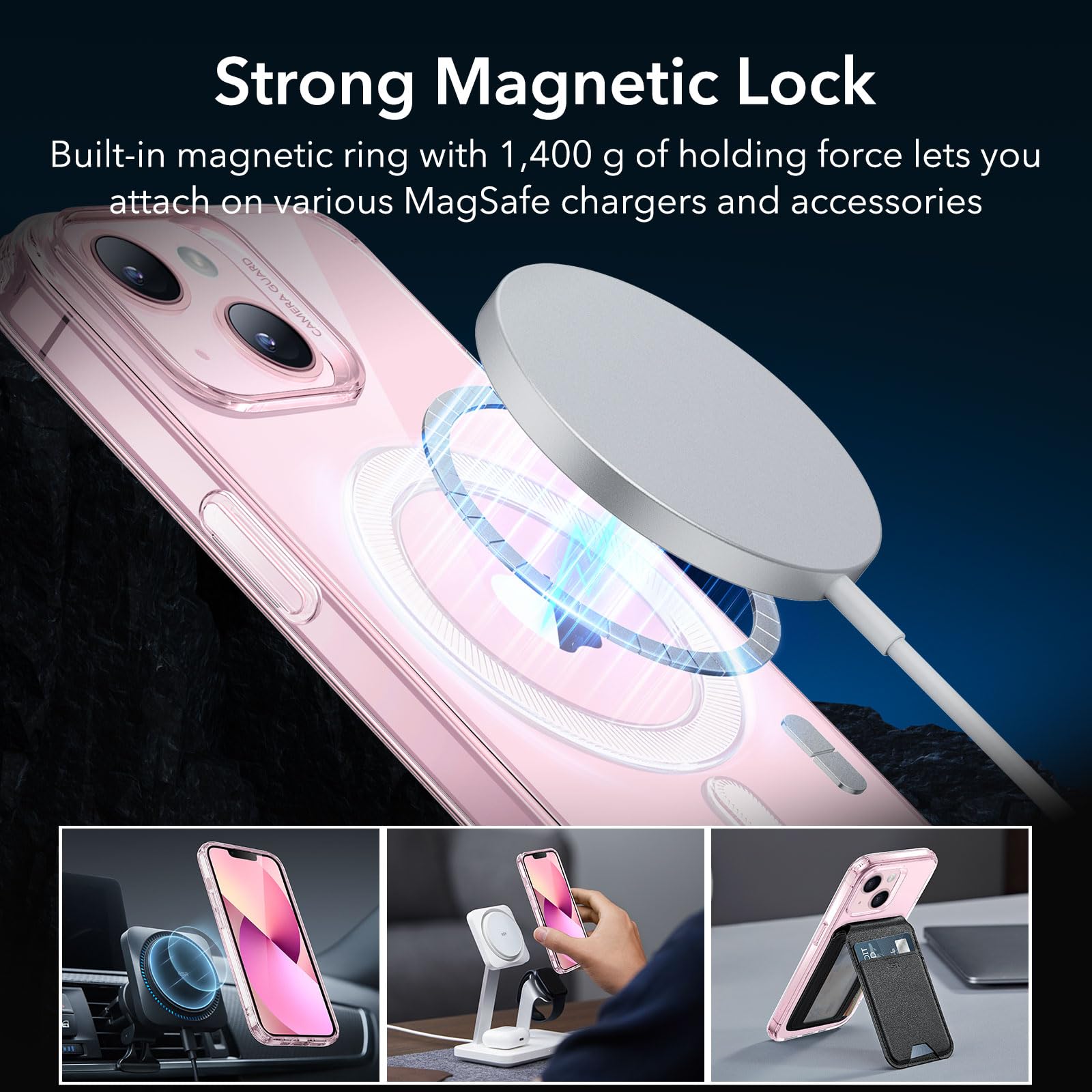 Foto 5 | Funda De Teléfono Esr Zero Series Para Iphone 14/13 Con Magsafe Clear - Venta Internacional.