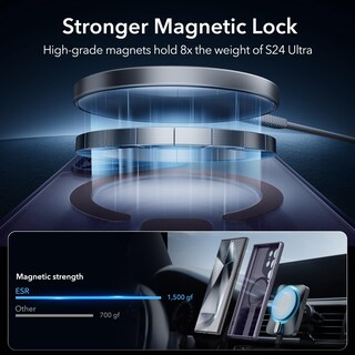 Foto 3 | Funda Esr Magsafe Con Soporte Para Samsung Galaxy S24 Ultra - Venta Internacional.