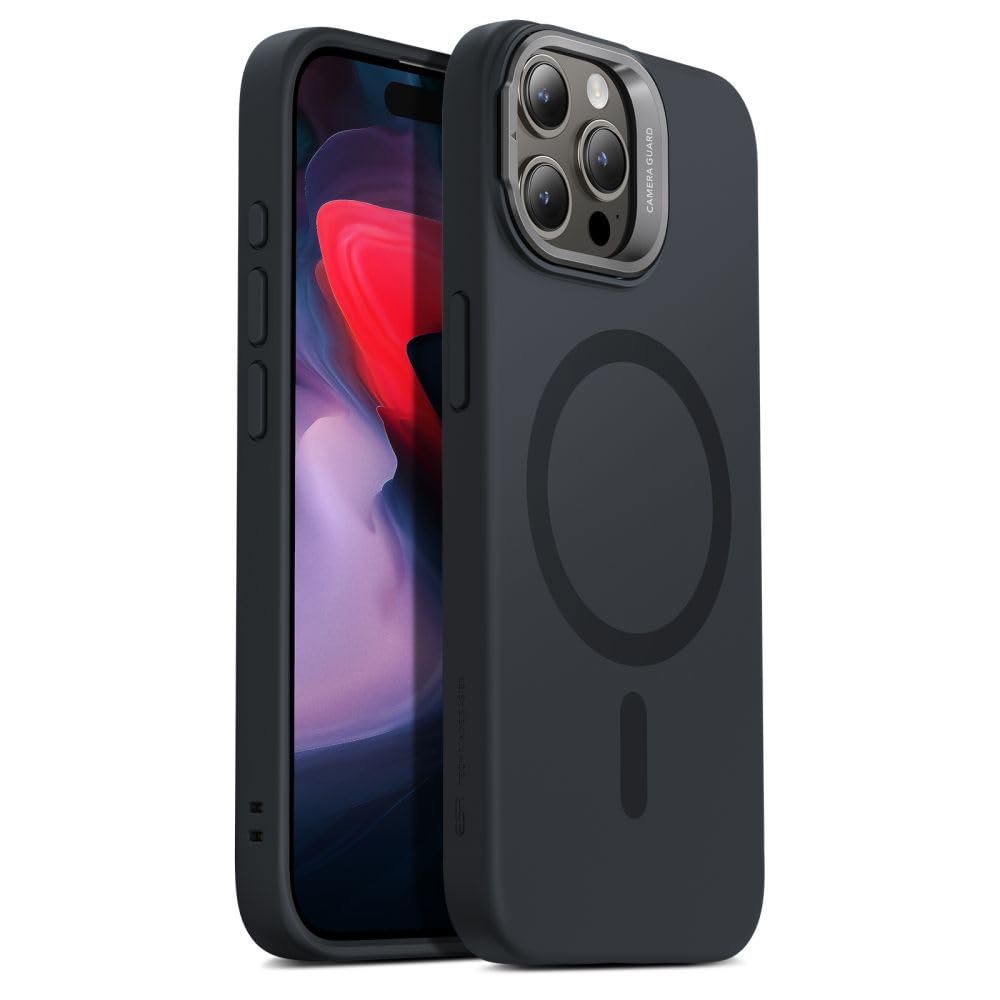 Foto 5 pulgar | Funda De Teléfono Esr Magsafe De Silicona Con Soporte Para Iphone 15 Pro Max - Venta Internacional.