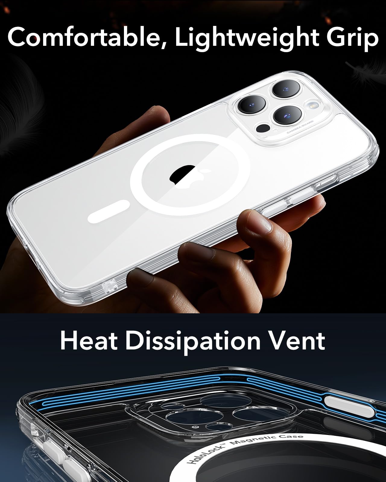 Foto 6 | Funda De Teléfono Esr Para Iphone 14 Pro Translúcida Mate Transparente - Venta Internacional.