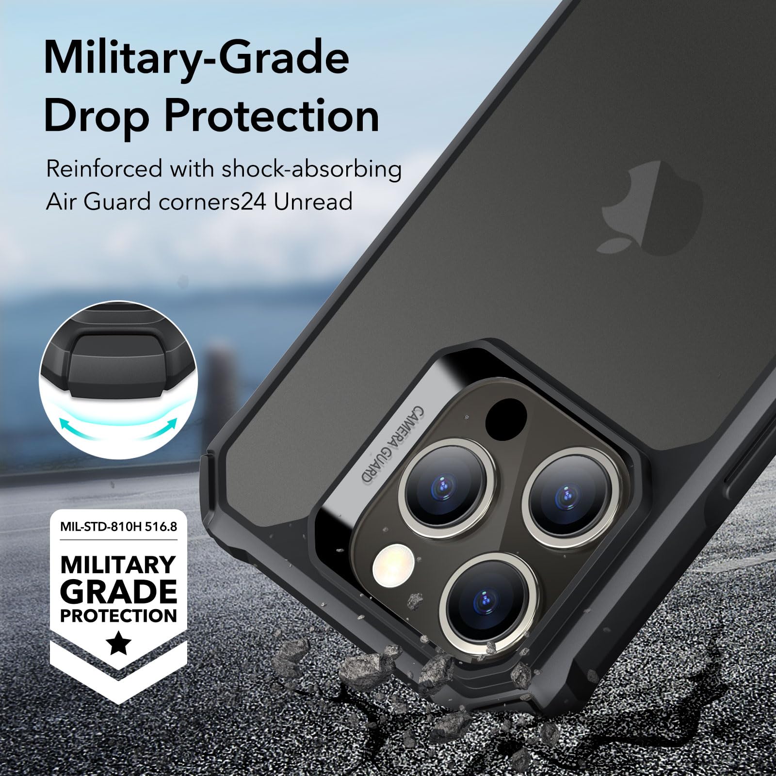 Foto 3 | Funda De Teléfono Esr Air Armor Series Para Iphone 15 Pro - Venta Internacional.