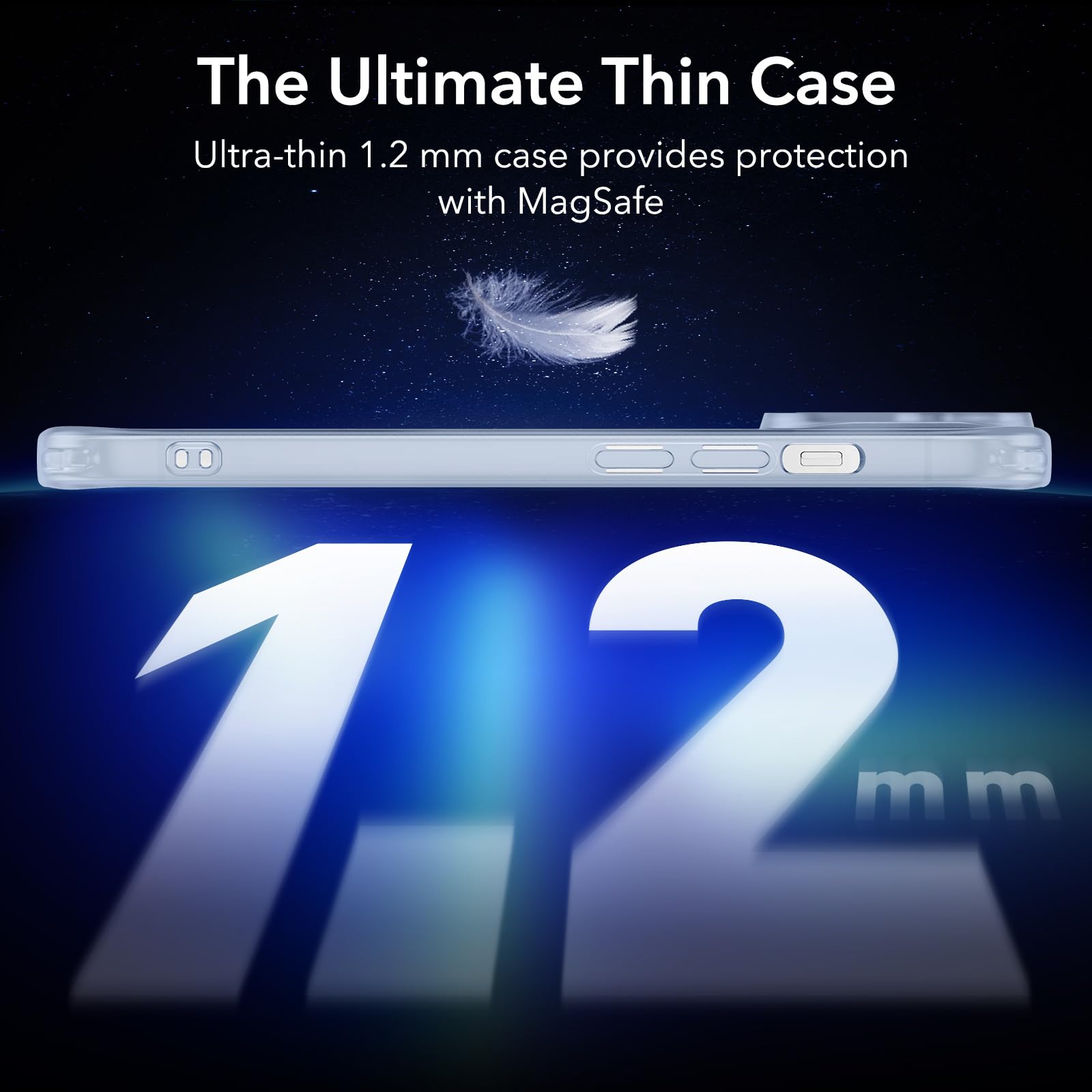 Foto 3 pulgar | Funda De Teléfono Esr Para Iphone 14 Pro Magsafe De Grado Militar Azul - Venta Internacional.