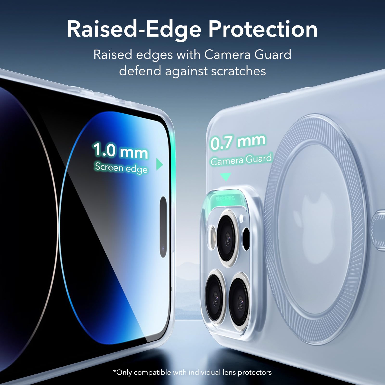 Foto 8 pulgar | Funda De Teléfono Esr Para Iphone 14 Pro Magsafe De Grado Militar Azul - Venta Internacional.